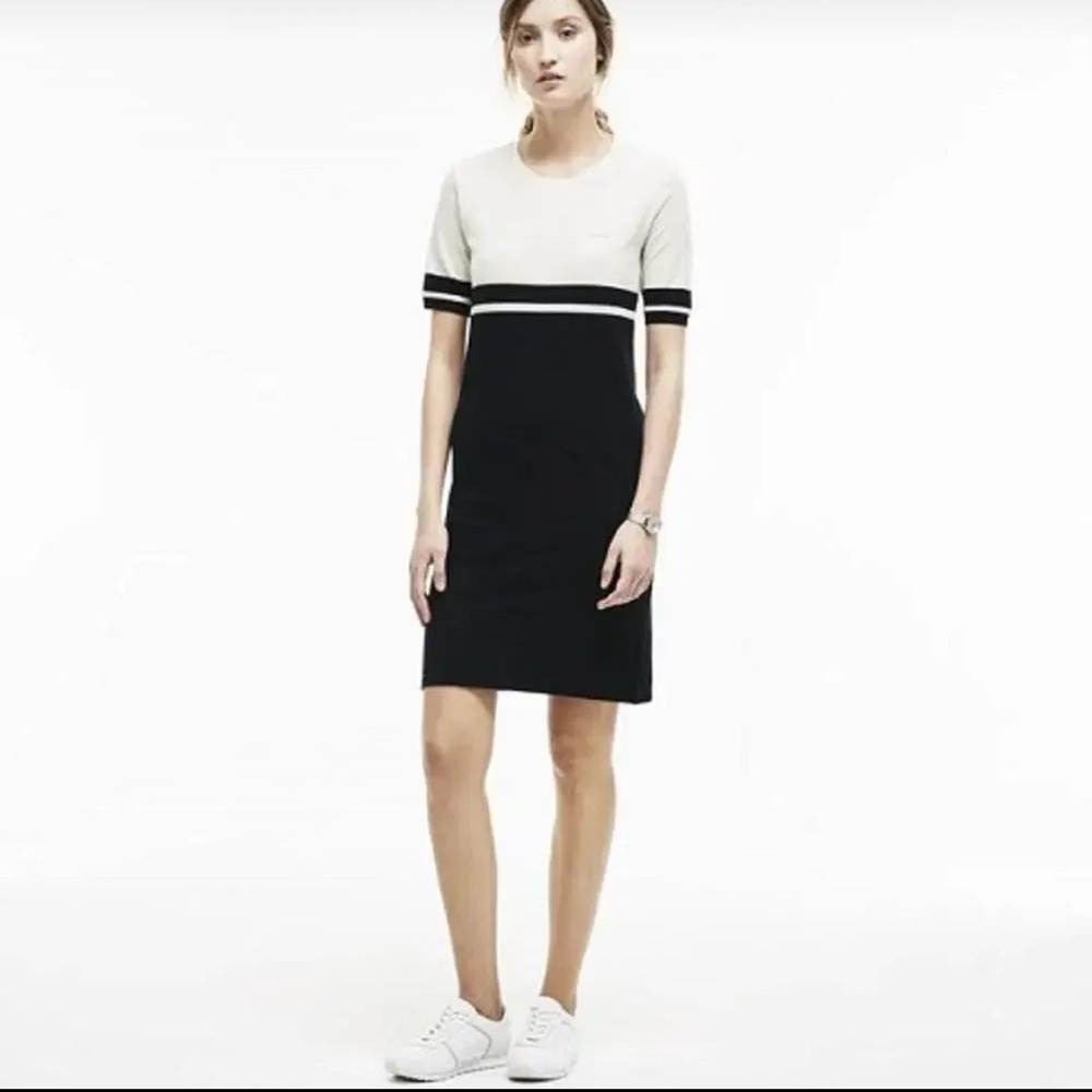 Lacoste Navy and White Striped Dress (32)